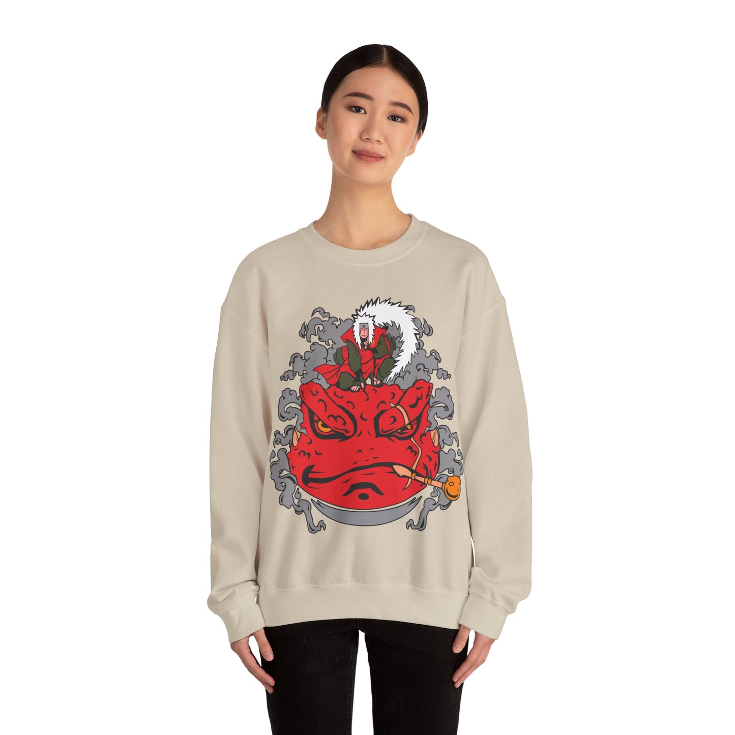 jiraiya in smoke sweatshirt