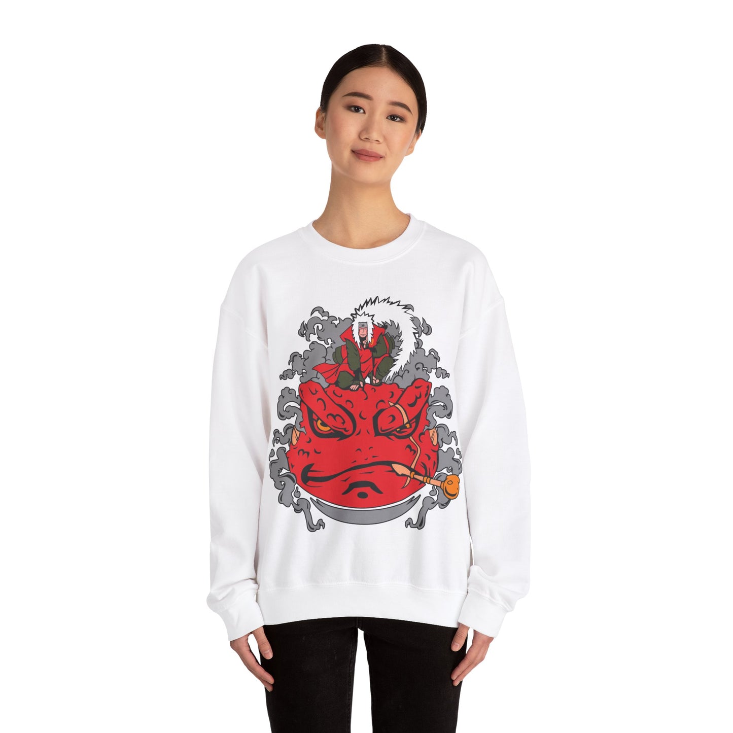 jiraiya in smoke sweatshirt