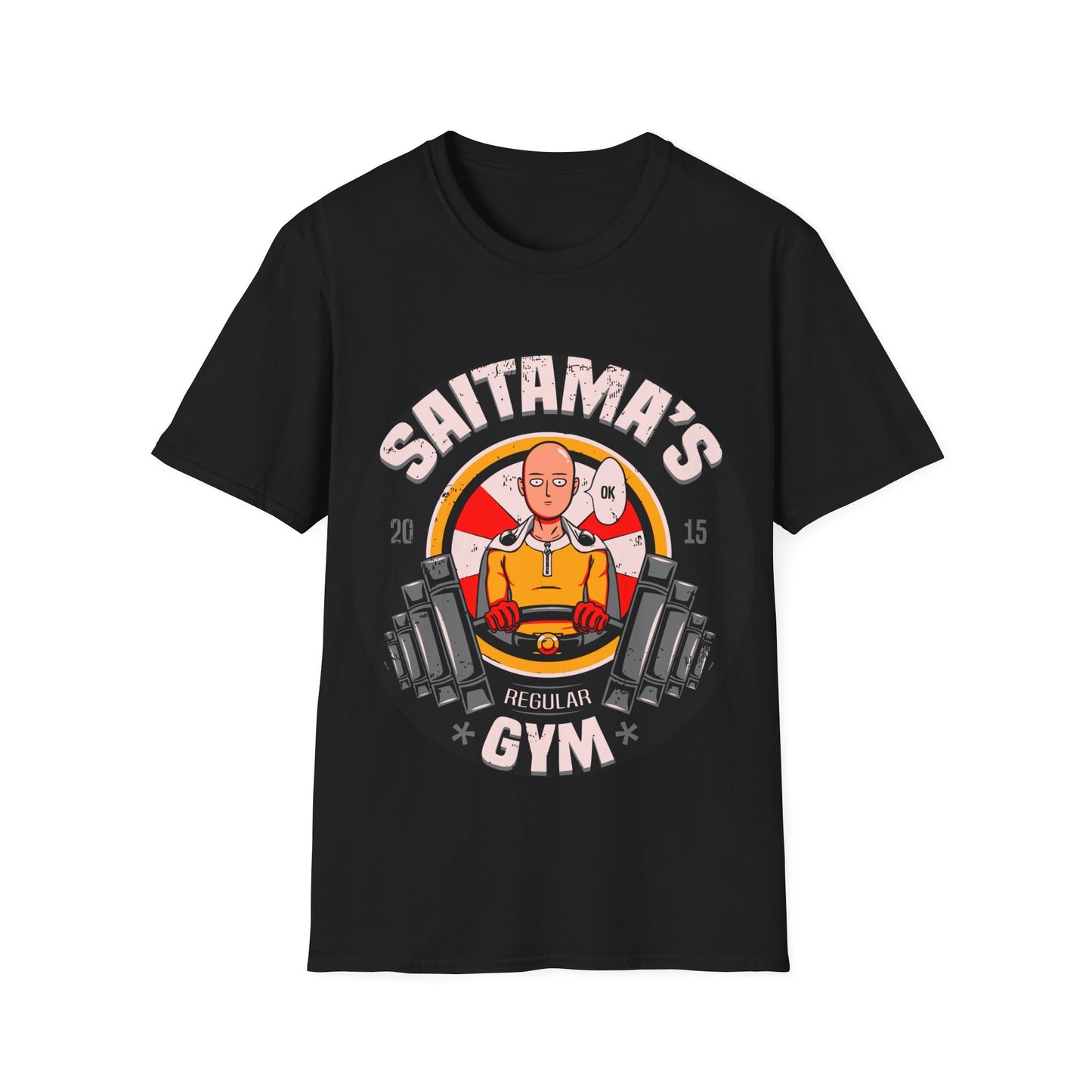 saitamas gym tshirt