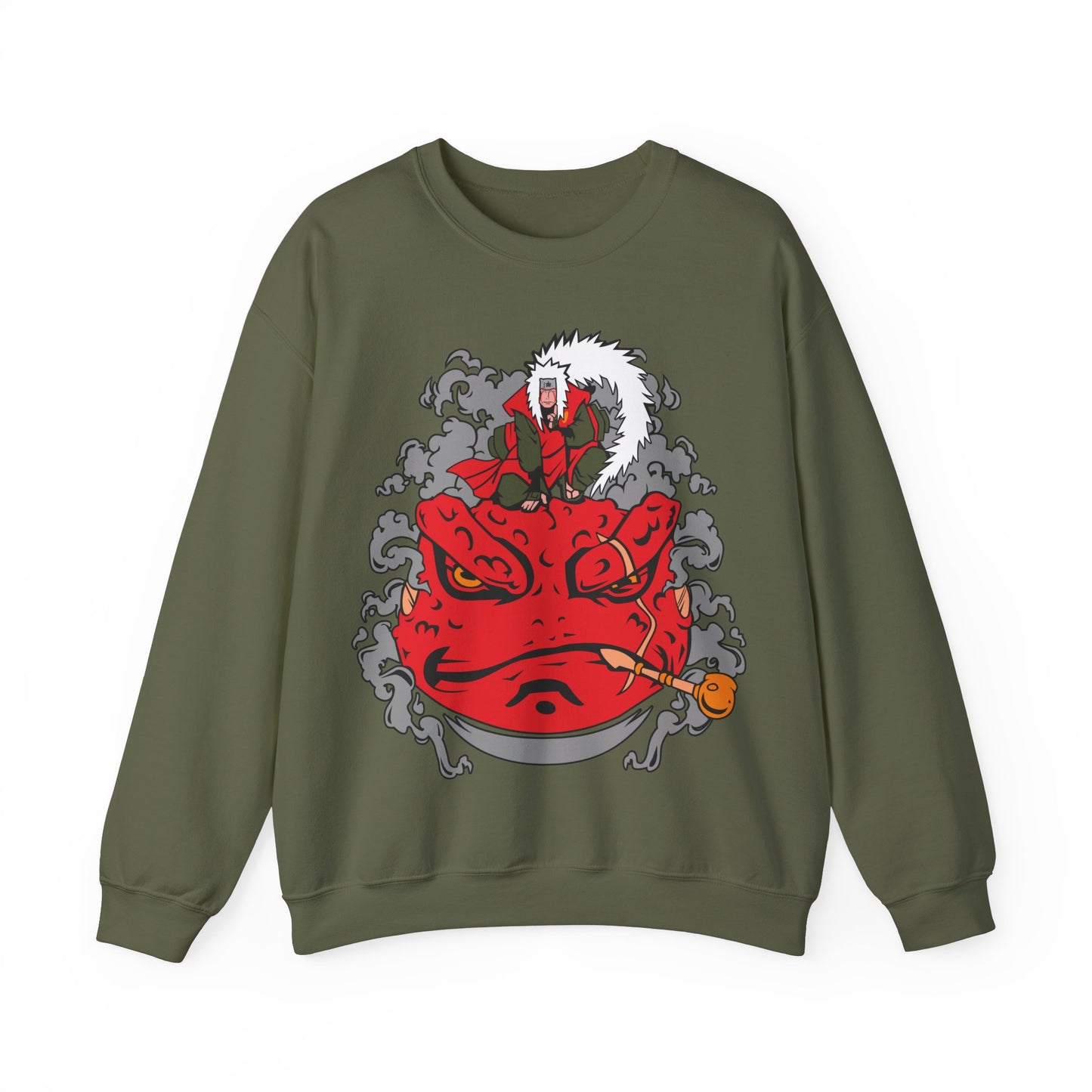 jiraiya in smoke sweatshirt