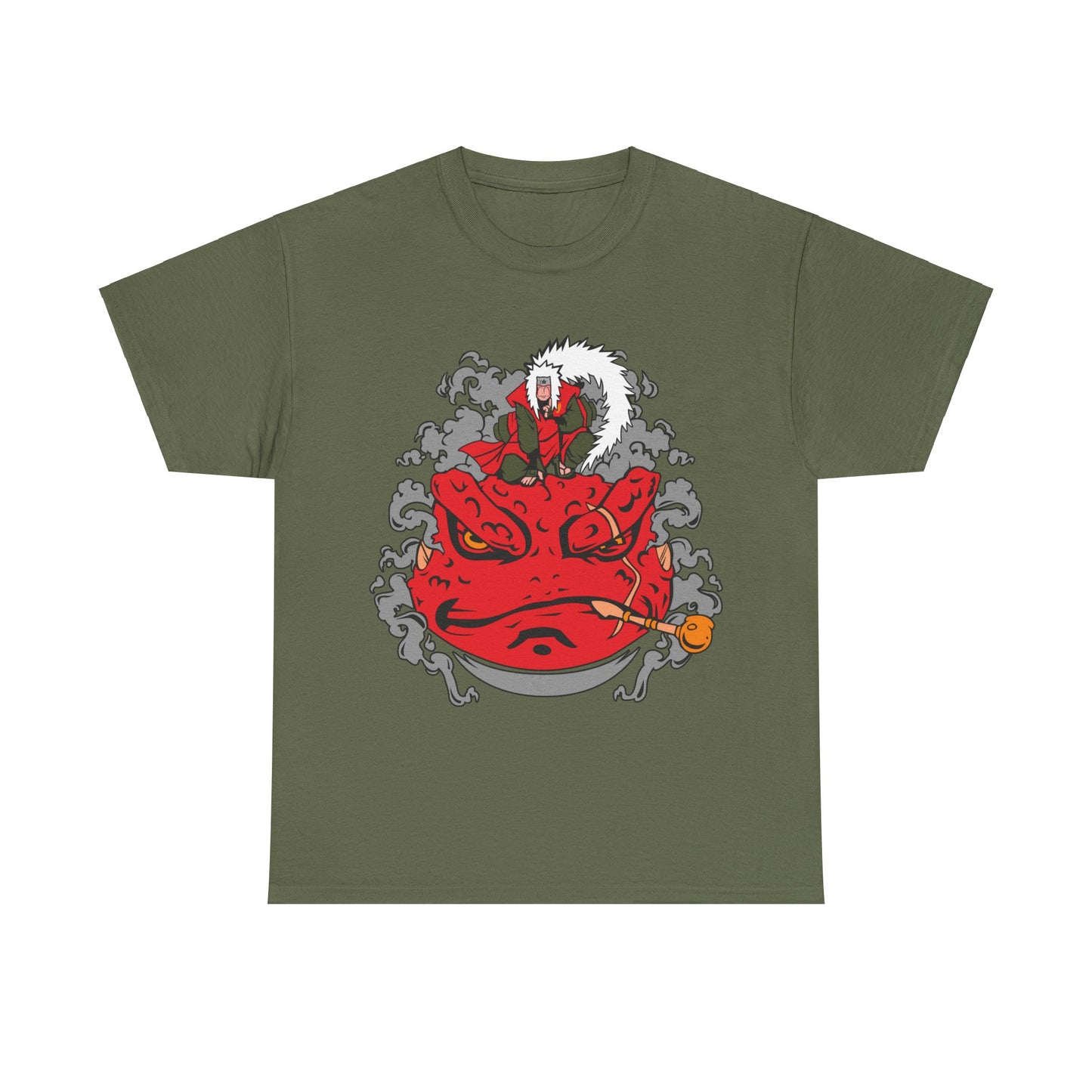 jiraiya in smoke tshirt