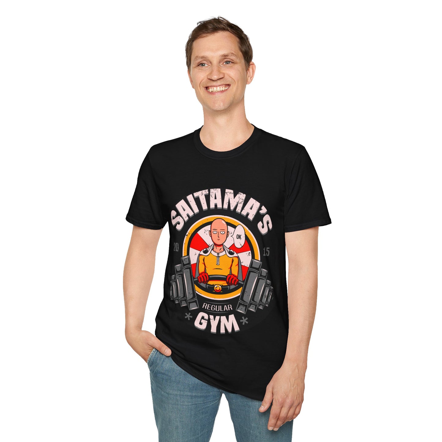 saitamas gym tshirt
