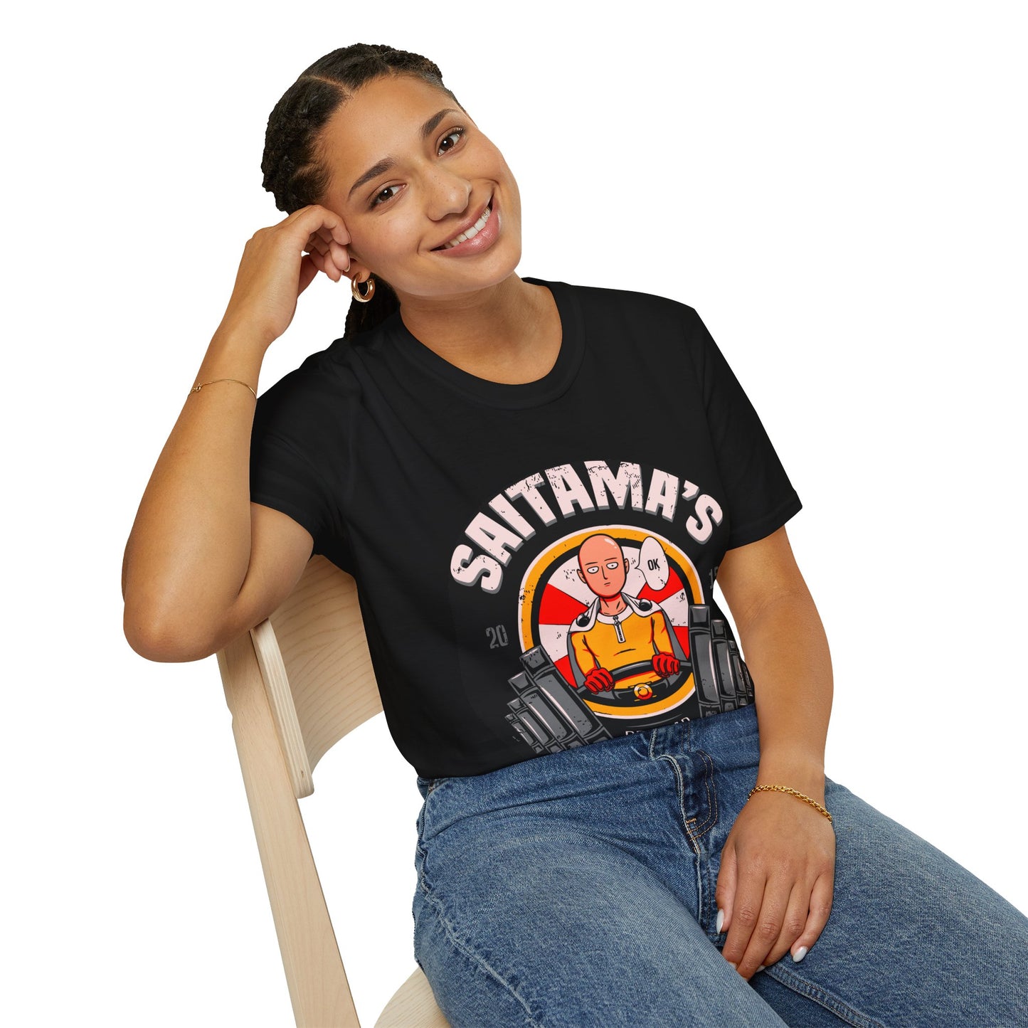 saitamas gym tshirt