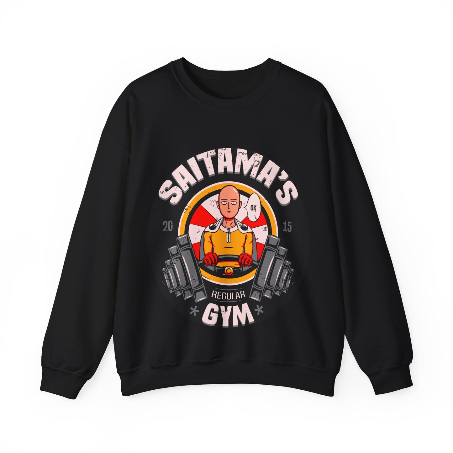 saitamas gym sweatshirt