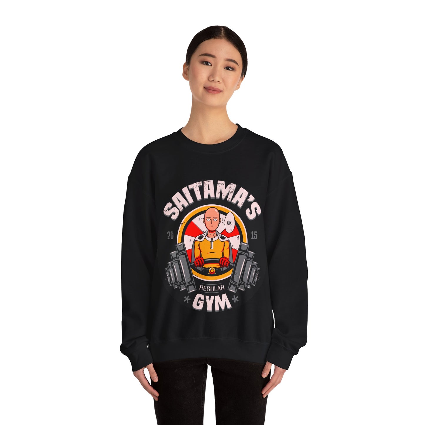 saitamas gym sweatshirt