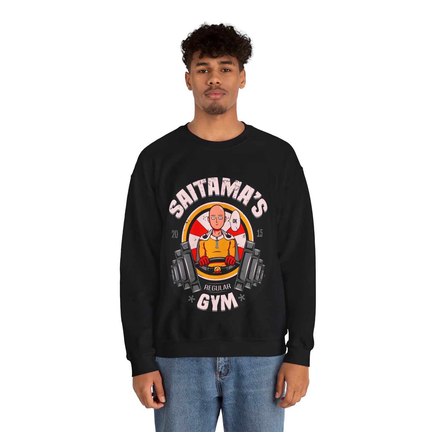 saitamas gym sweatshirt