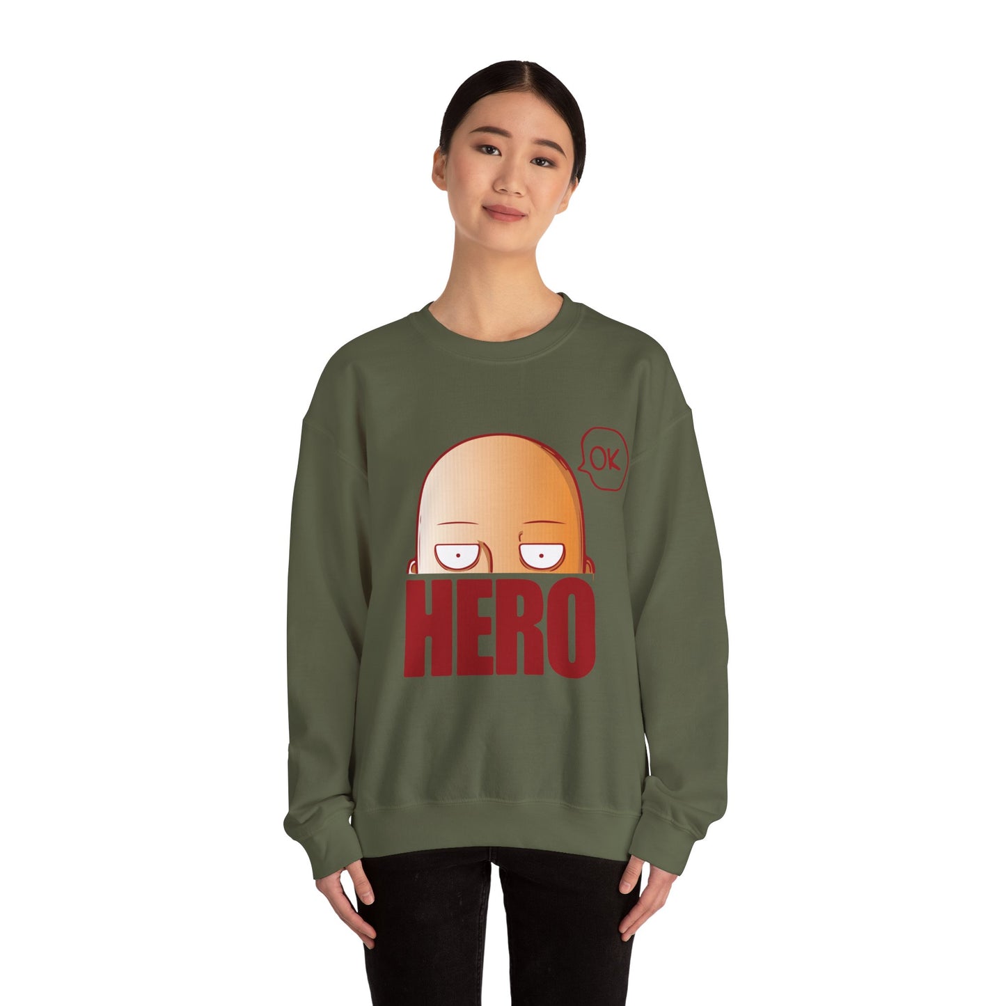 hero saitama sweatshirt