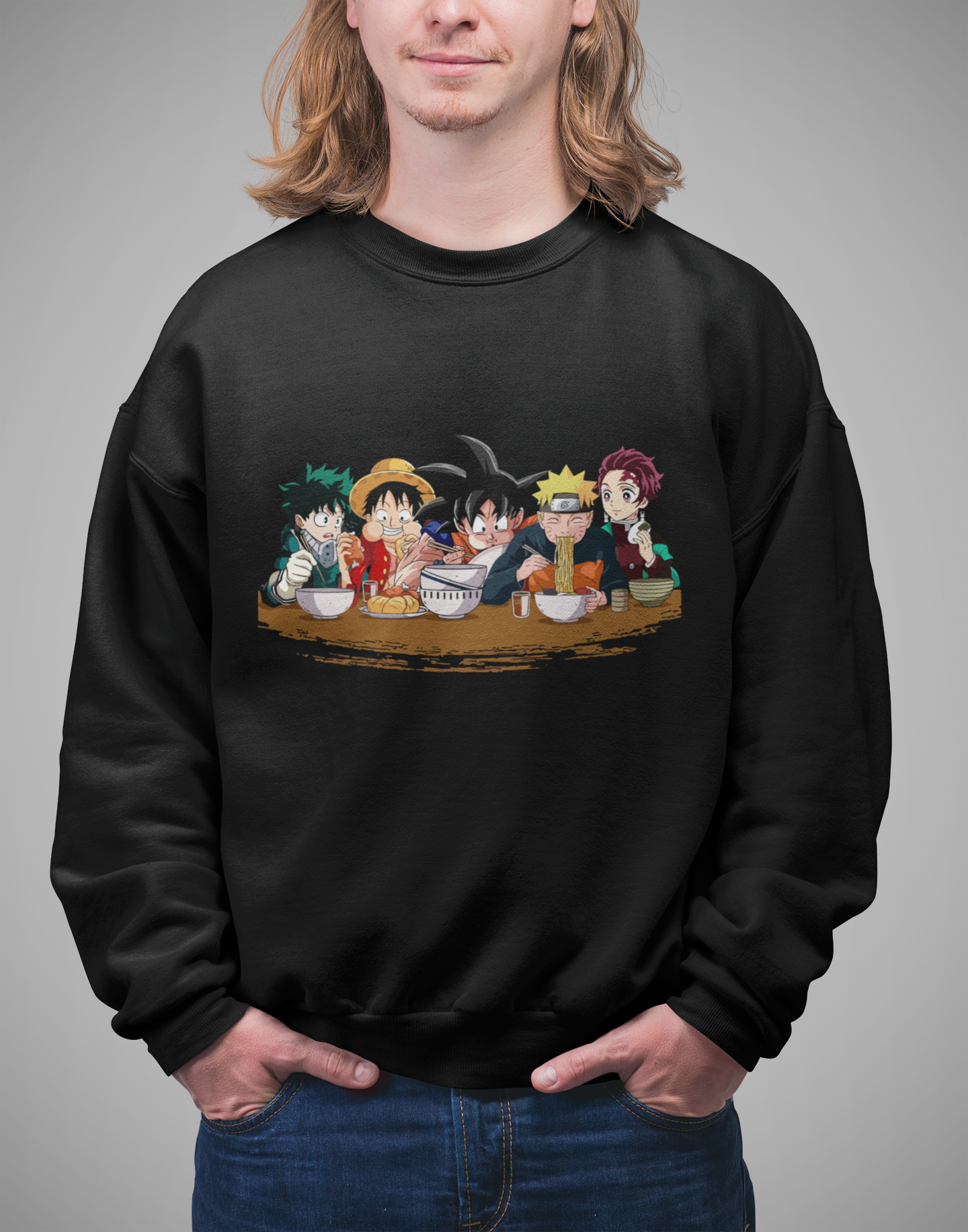 anime heroes supper sweatshirt