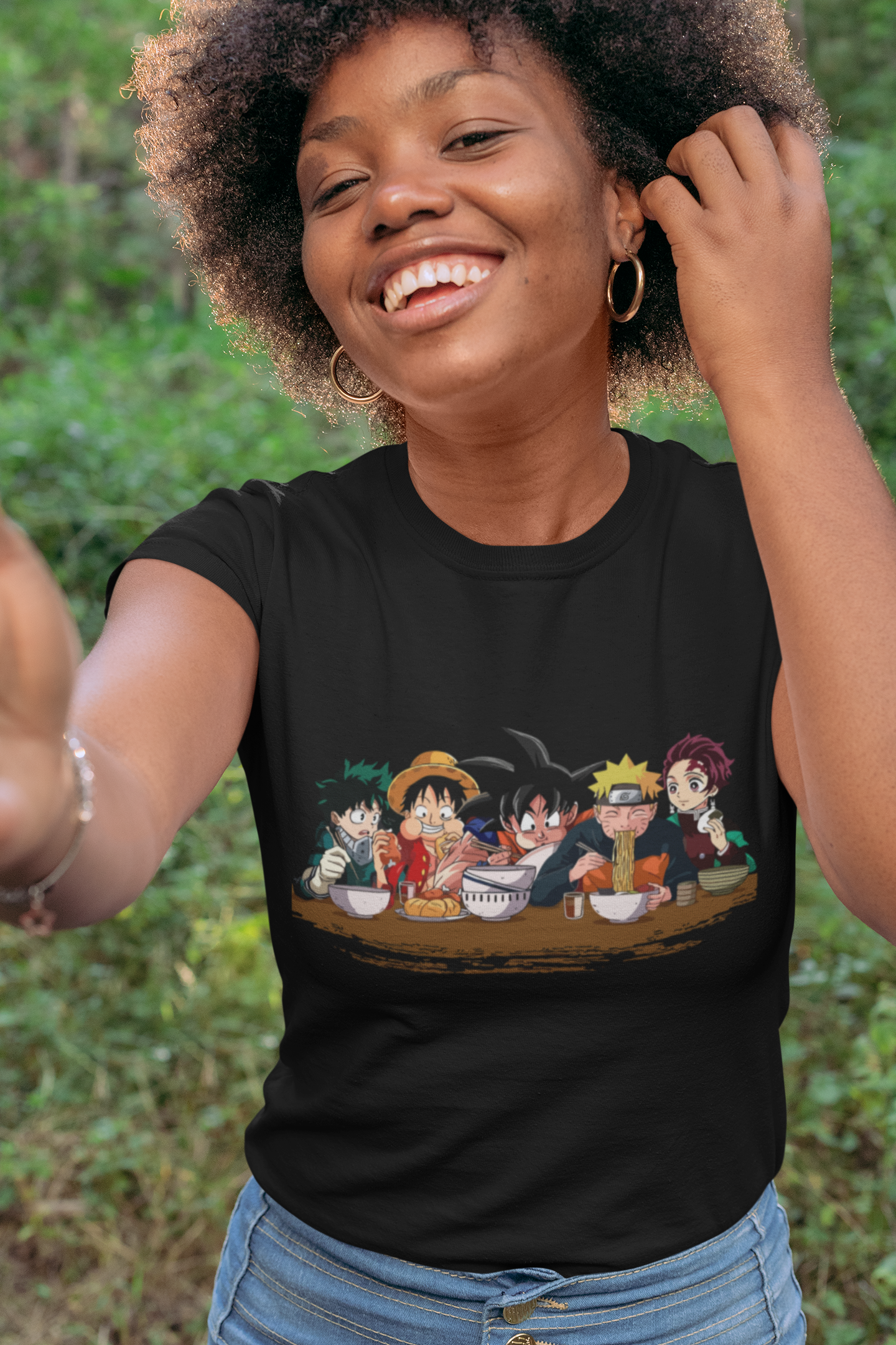 anime heroes supper tshirt